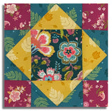 Matt's Moda Pre-Cut 12 Block King's Crown Quilt Kit - Sitara