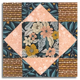 Matt's Moda Pre-Cut 12 Block King's Crown Quilt Kit - Feather & Forest Bloom