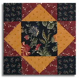 Moda Kansas Troubles Pre-Cut 12 Block King's Crown Quilt Kit - Quail Run