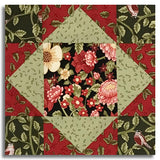 Riley Blake Pre-Cut 12 Block King's Crown Quilt Kit - Tangled Garden