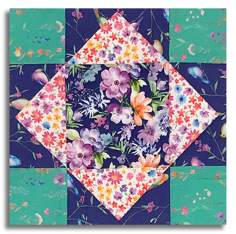 Windham Pre-Cut 12 Block King's Crown Quilt Kit - Serafina
