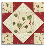 Matt's Andover Pre-Cut 12 Block King's Crown Quilt Kit - Jingle Bell