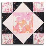 Hoffman Batik Pre-Cut 12 Block King's Crown Quilt Kit - Huckleberry Haven