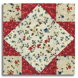 Northcott Pre-Cut 12 Block King's Crown Quilt Kit - Farmhouse Sampler