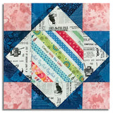 Matt's Studio E Pre-Cut 12 Block King's Crown Quilt Kit - Meow Mix