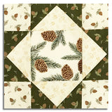 Matt's Moda Pre-Cut 12 Block King's Crown Quilt Kit - Northwoods Lodge