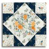 Moda Pre-Cut 12 Block King's Crown Quilt Kit - I Love Fall Most Of All