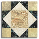 Clothworks Digital Pre-Cut 12 Block King's Crown Quilt Kit - Nature Study