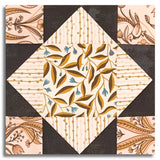 Matt's Moda Pre-Cut 12 Block King's Crown Quilt Kit - Feather & Forest Bloom
