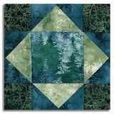 Matt's Northcott Pre-Cut 12 Block King's Crown Quilt Kit - Altitude