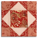 Matt's Moda Pre-Cut 12 Block King's Crown Quilt Kit - Le Jardin Rouge