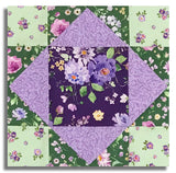 Matt's Clothworks Pre-Cut 12 Block King's Crown Quilt Kit - Chateau En Fleur