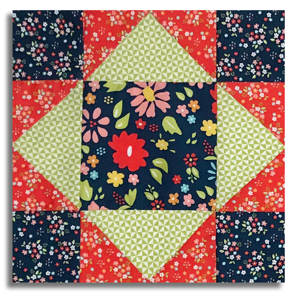 Moda Pre-Cut 12 Block King's Crown Quilt Kit - Delightfully Yours ...