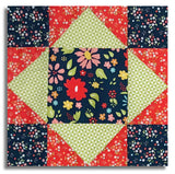 Moda Pre-Cut 12 Block King's Crown Quilt Kit - Delightfully Yours