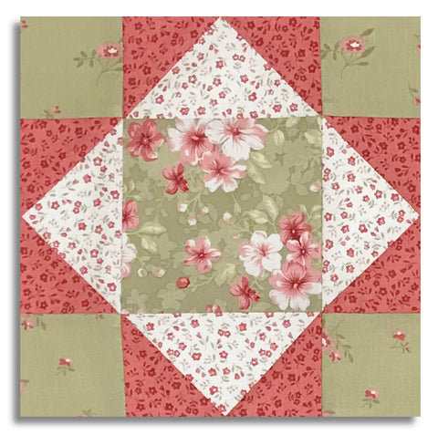 Studio E Pre-Cut 12 Block King's Crown Quilt Kit - Elizabeth