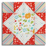 Moda Pre-Cut 12 Block King's Crown Quilt Kit - Delightfully Yours