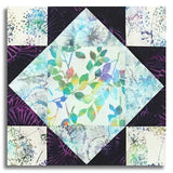 Hoffman Batik Pre-Cut 12 Block King's Crown Quilt Kit - Electric Slide