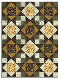 Windham Pre-Cut 12 Block King's Crown Quilt Kit - Gleaned