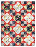Moda Pre-Cut 12 Block King's Crown Quilt Kit - Delightfully Yours