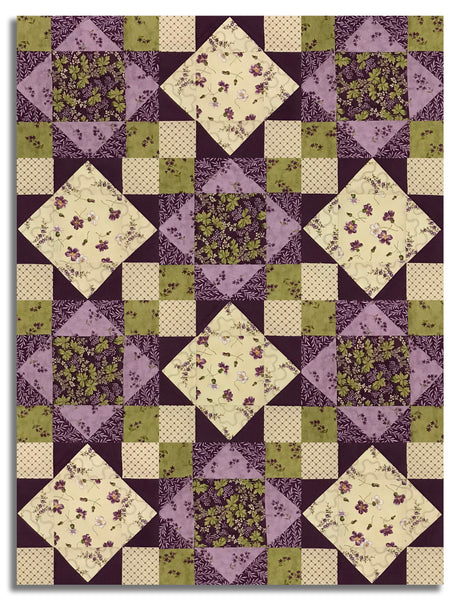 Moda Pre-Cut 12 Block King's Crown Quilt Kit - Collection For A Cause: Essence