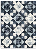 Matt's Moda Pre-Cut 12 Block King's Crown Quilt Kit - Breathtaking Blues