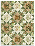 Matt's Northcott Pre-Cut 12 Block King's Crown Quilt Kit - Stonehenge Organics