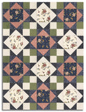Matt's Riley Blake Pre-Cut 12 Block King's Crown Quilt Kit - Charmed & Treasured