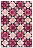Hoffman Batik Pre-Cut 12 Block King's Crown Quilt Kit - Huckleberry Haven