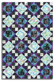 Hoffman Batik Pre-Cut 12 Block King's Crown Quilt Kit - Electric Slide