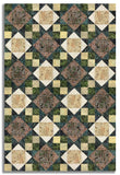 Clothworks Digital Pre-Cut 12 Block King's Crown Quilt Kit - Nature Study