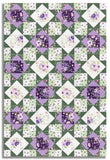Matt's Clothworks Pre-Cut 12 Block King's Crown Quilt Kit - Chateau En Fleur