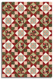 Riley Blake Pre-Cut 12 Block King's Crown Quilt Kit - Tangled Garden