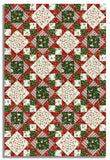 Matt's Riley Blake Pre-Cut 12 Block King's Crown Quilt Kit - Holiday Spirit