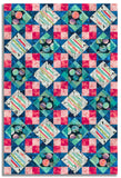 Matt's Studio E Pre-Cut 12 Block King's Crown Quilt Kit - Meow Mix