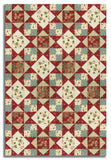 Matt's Andover Pre-Cut 12 Block King's Crown Quilt Kit - Jingle Bell