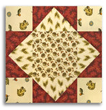 Andover Pre-Cut 12 Block King's Crown Quilt Kit - Gathering