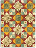 Andover Pre-Cut 12 Block King's Crown Quilt Kit - Gathering