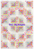 Henry Glass & Co. Pre-Cut 12 Block Log Cabin Quilt Kit - Chasing Rainbows