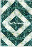 Hoffman Batiks Pre-Cut 12 Block Log Cabin Quilt Kit - Green Acres – Jordan  Fabrics