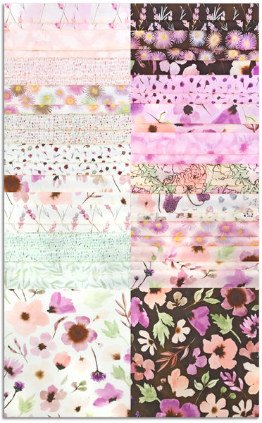 Moda Pre-Cut 42 Piece 10" Square Layer Cake - Blooming Lovely