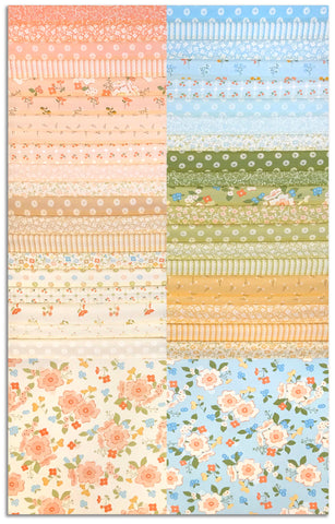 Moda - Pre-Cut 42 Piece 10" Square Layer Cake - Dainty Meadow