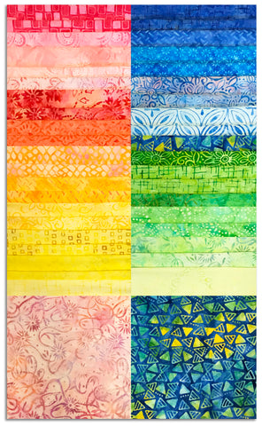 Riley Blake Batiks Pre-Cut 42 Piece 10" Stacker Layer Cake Squares 10SS 42 - Sorbet And Sundaes