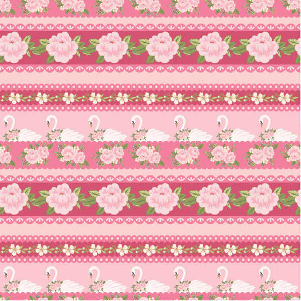 Poppie Cotton Stolen Moments SM25321 Lace & Roses Rose By The Yard