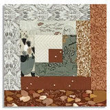 Riley Blake Pre-Cut 12-Block Log Cabin Quilt Kit - Let's Wander