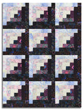 Free Spirit Kaffe Fassett Pre-cut 12 Block Log Cabin Quilt Kit - Black Ink