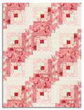 Matt's Moda Pre-cut 12 Block Log Cabin Quilt Kit - Je Taime - Blossom