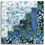 In The Beginning Pre-Cut 12 Block Log Cabin Quilt Kit - Halcyon II - Blue