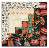 Matt's Free Spirit Pre-cut 12 Block Log Cabin Quilt Kit - Christmas Pets - Cats
