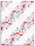 Matt's Moda Pre-cut 12 Block Log Cabin Quilt Kit - Fleur The Love - Cloud