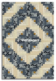 Moda Pre-cut 12 Block Log Cabin Quilt Kit - Arabesque - Dusk